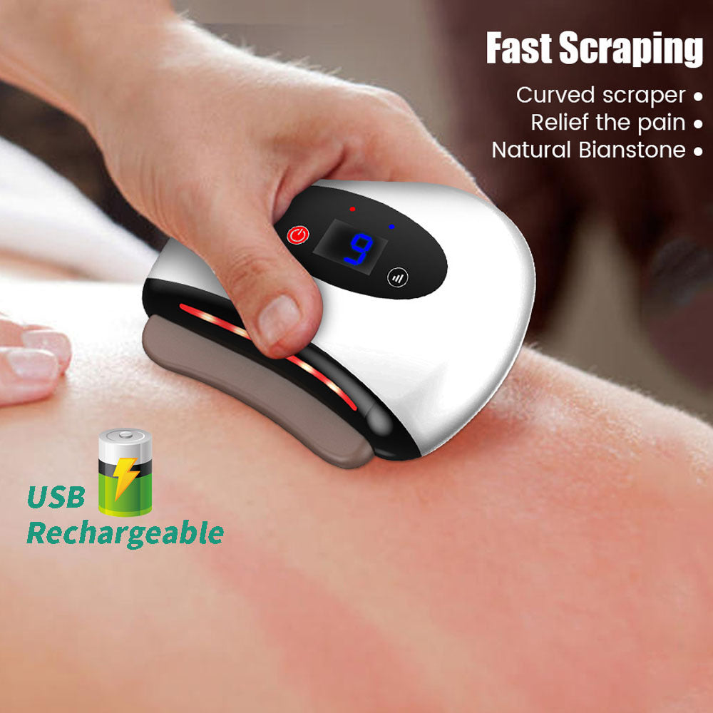 Heating Vibration Back Facial Massager