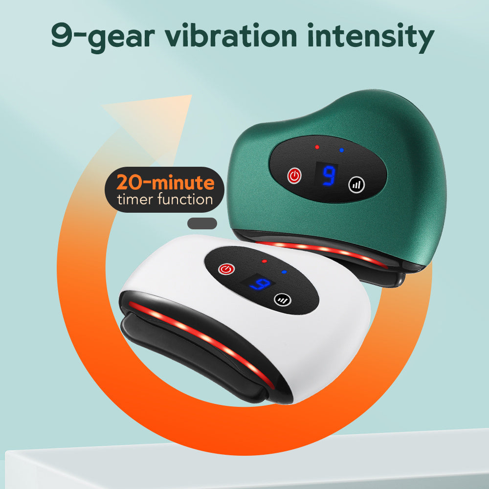 Heating Vibration Back Facial Massager