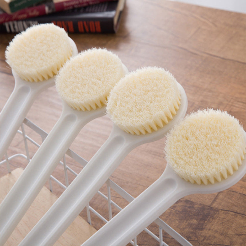 Japanese-style Long Handle Soft Wool Nylon Bath Body Brush